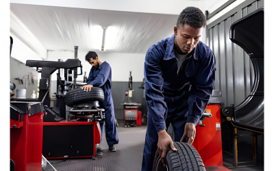 Friendly team of Ameritech mechanics